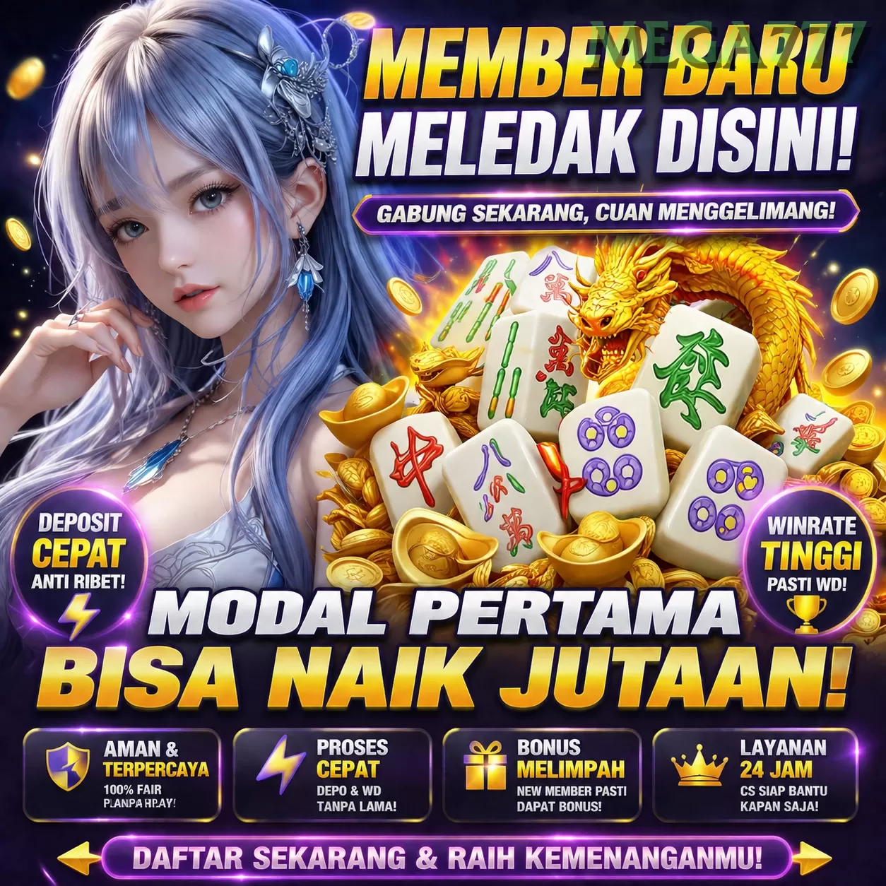 BONUS EXTRA FREESPIN PRAGMATIC PLAY FREESPIN 10_ dan BUYSPIN 20_ promotion image